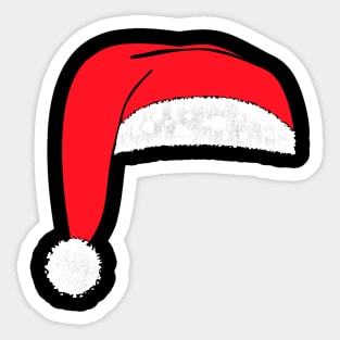 The stocking cap of Santa Sticker